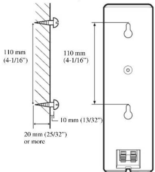 YAMAHA NSP330 - To attach to a wall - 1