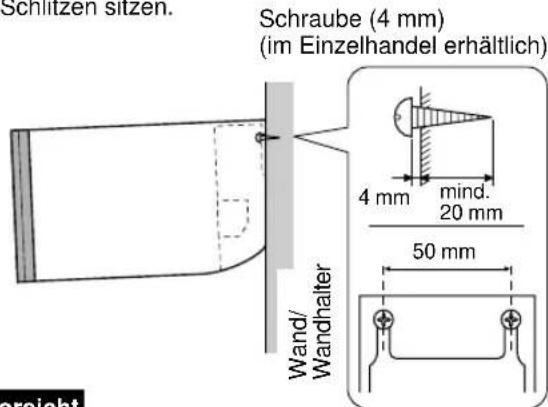 YAMAHA NSU40P - ■ Die Lautsprecher an die Wand montieren - 1