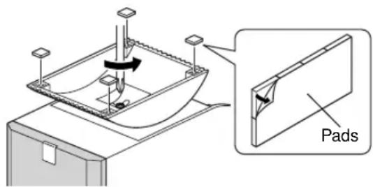 YAMAHA NSU40P - ■ Adjusting the front angle of the speakers - 1