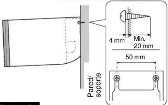 YAMAHA NSU40P - ■ Instalación de los altavoces en la pared - 1
