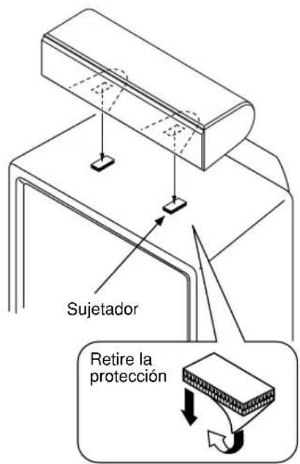 YAMAHA NSP230 - Instalacion del altavoz central - 1