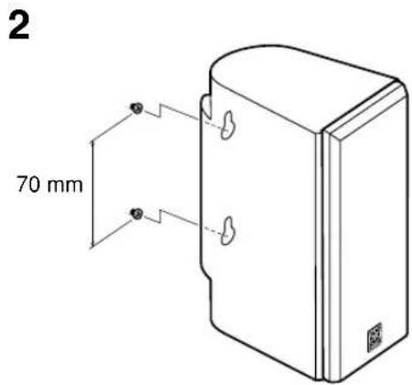 YAMAHA NSP230 - ■ Instalación de los altavoces traseros (y el altoz central trasero para NS-P236) - 2