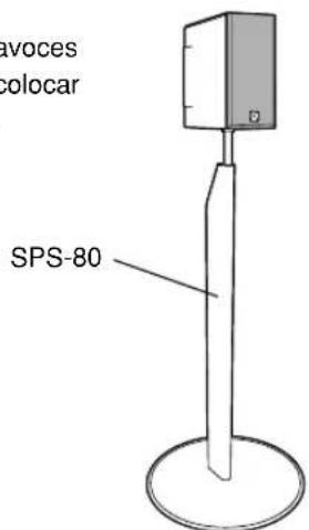 YAMAHA NSP230 - Utilizar el soporte de altavoces Yamaha SPS-80 (optional) - 1
