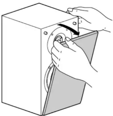 YAMAHA NSM525 - RETRAIT DU COUVERCLE AVANT - 1