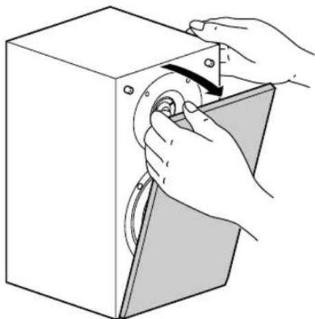 YAMAHA NSM325 - ENTFERNEN DER FRONTABDECKUNG - 1