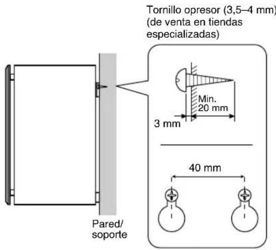 YAMAHA NSM325 - Instalacion del altovoz sobre una pared mediante el uso del soporte de montaje incluido - 1