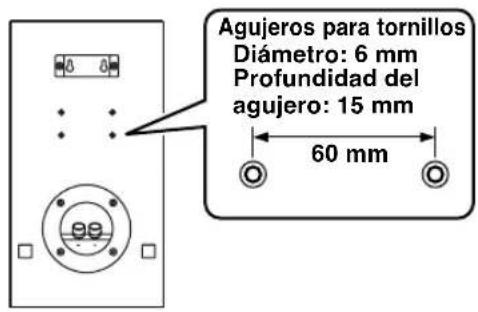 YAMAHA NSM325 - Instalacion del altovoz sobre una pared mediante el uso del soporte de montaje incluido - 2