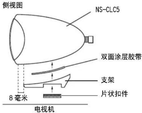 YAMAHA NSLC5 - ■放置中央扬声器 - 1