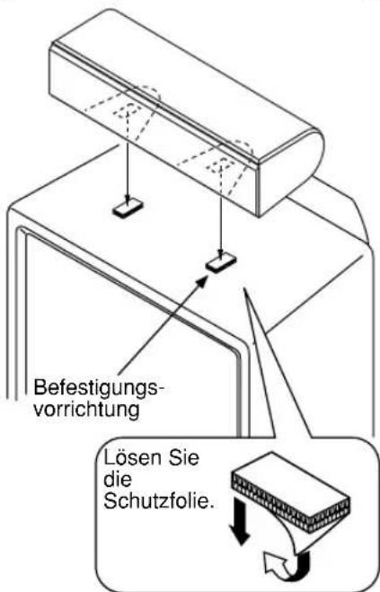 YAMAHA NS236 - ■Aufstellen des Centerlautsprechers - 1