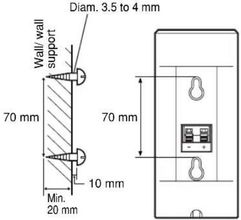 YAMAHA NS236 - ■Mounting the rear speakers (and rear center speaker for NS-P236) - 1