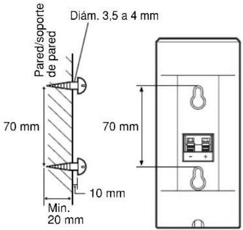 YAMAHA NS236 - ■ Instalación de los altavoces traseros (y el altavoz central trasero para NS-P236) - 1