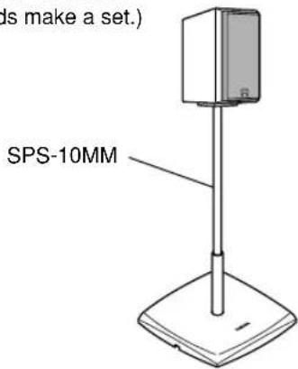 YAMAHA NSP436 - ■Mounting the main/rear speakers (and rear center speaker for NS-P436) by using commercially available speaker stands or brackets - 2