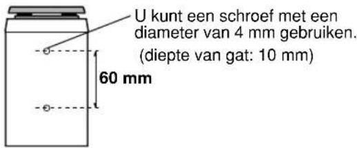 YAMAHA NSP436 - ■Monteren van de hoofd-/achterluidsprekers (en achter-middenluidspreker voor NS-P436) met in de handel verkrijgbare luidsprekersteunen of -beugels - 1