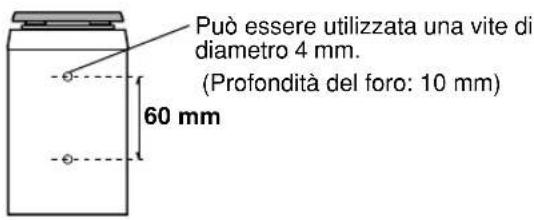 YAMAHA NSP436 - ■ Montaggio degli altoparlanti principale/posteriore (e altoparlante posteriore centrale per il modello NS-P436) utilizzando dei sostegni e dei supporti disponibili in commercio - 1