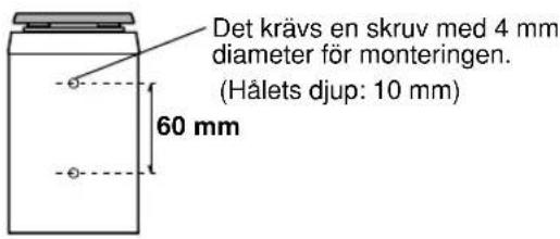 YAMAHA NSP436 - Placering av huvudhögtalarna/de bakre högtalarna (och den bakre mitthögtalaren för NS-P436) i högtalarstativ eller -fästen som säljs separat - 1