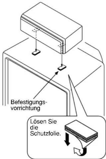 YAMAHA NSP436 - ■Aufstellen des Centerlautsprechers - 1