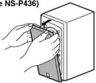 YAMAHA NSP430 - Déposer le couvercle avant - 1
