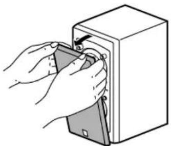 YAMAHA NSP430 - Removing the front cover - 1