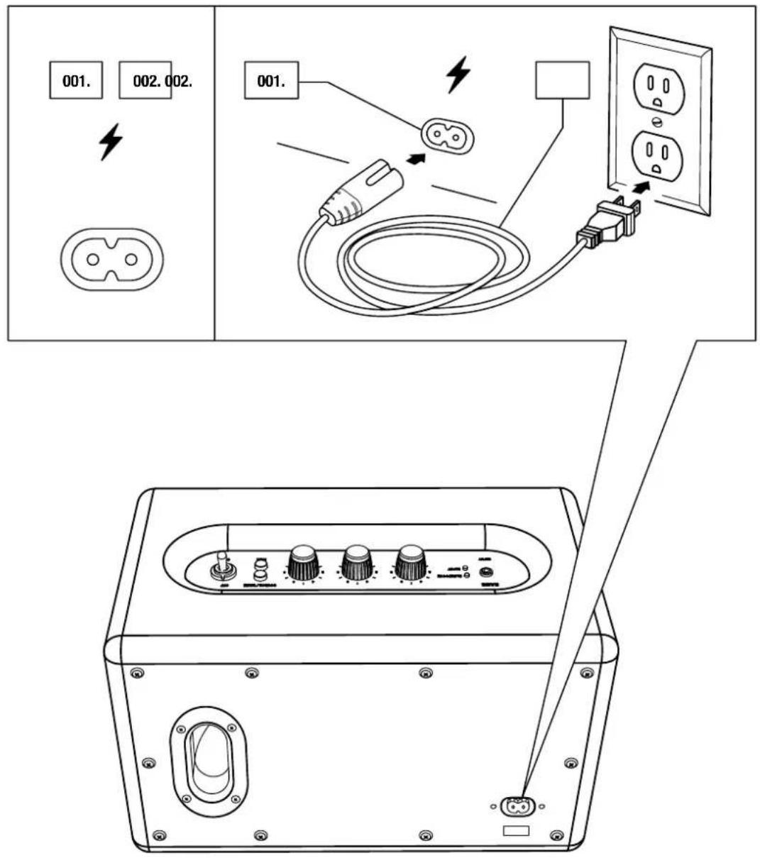 MARSHALL Acton Bluetooth - BRANCHEMENT DE L'ACTON BLUETOOTH - 2