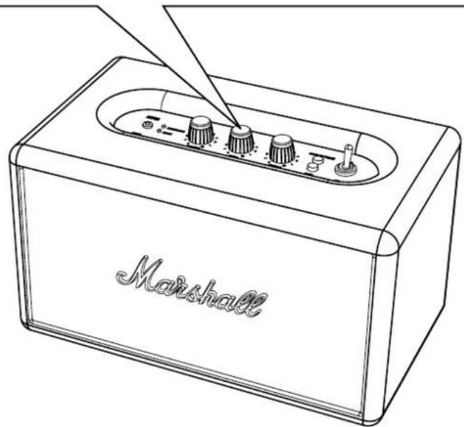 MARSHALL Acton Bluetooth - RÉGLAGE DU VOLUME / DES BASSES / DES AIGUS - 5