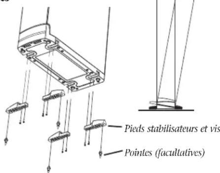 DEFINITIVE TECHNOLOGY BP8060ST - Installation des accessoires - 1
