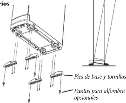 DEFINITIVE TECHNOLOGY BP8060ST - Instalacion de los accesorios - 1