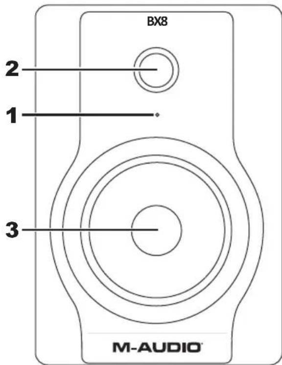 M-AUDIO Studiophile BX8 D2 - Front Panel - 1
