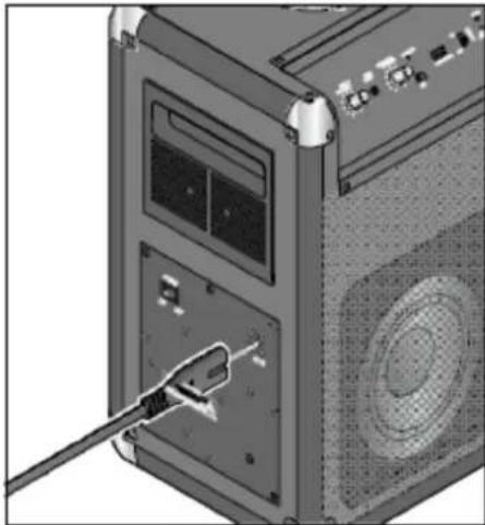 LENCO PA325 - Aufladen der Batterie - 1