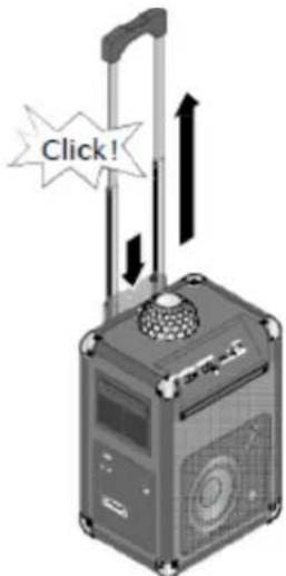 LENCO PA325 - Transportar el sistema de sonido Bluetooth® - 1