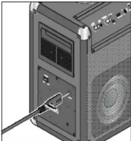 LENCO PA325 - Charging the battery - 1