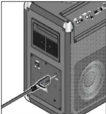 LENCO PA325 - De batterij opladen - 1