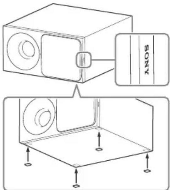 SONY HTCT290 - Horizontalale Installation des Subwooofers - 1