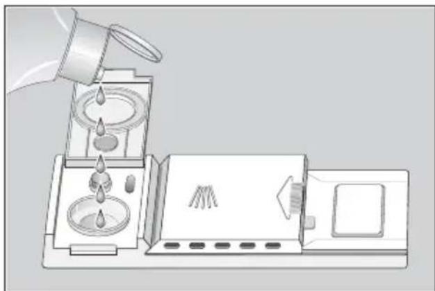 BOSCH SGI59A15 - Filling the rinse-aid container - 2