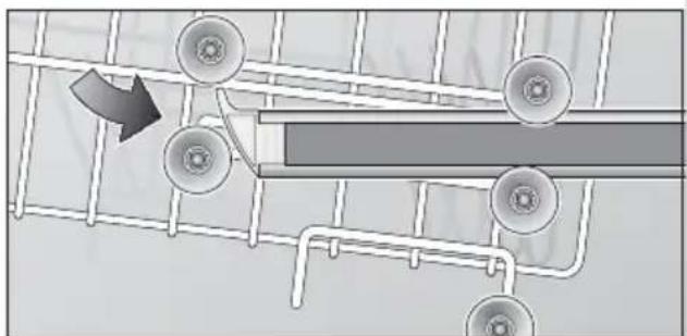 BOSCH SGI59A15 - Top basket with upper and lower roller pairs - 2