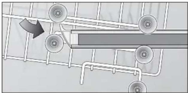 BOSCH SGI59A15 - Oberkorb mit oberen und unteren Rollenpaaren - 2