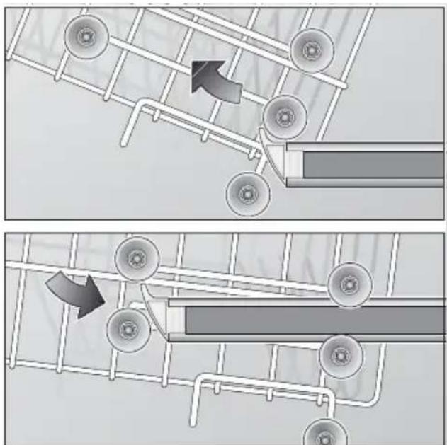 BOSCH SGI59A12 - Top basket with upper and lower roller pairs - 1