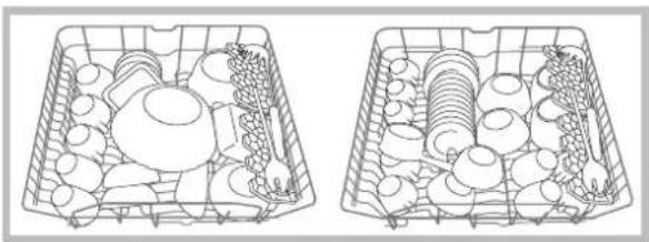 INDESIT DIF 36 G - Regule a altura do cesto superior. - 4