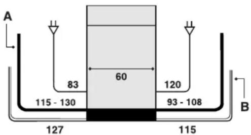 INDESIT DIF 36 G - Connecting the water and electricity supplies - 1