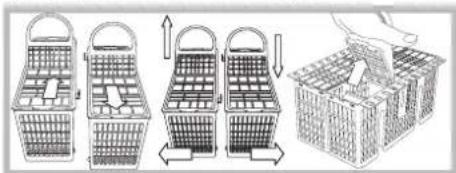 INDESIT DIF 36 G - Cutlery basket - 1