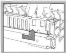 INDESIT DIF 36 G - The height of the upper rack should ideally be adjusted WHEN THE RACK IS EMPTY. - 3
