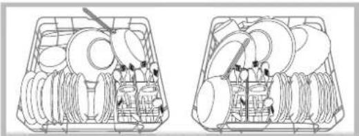INDESIT DFP 273 NX - Alt rafin yuklenmesi hakkinda ornekler - 1