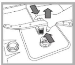INDESIT DFP 273 NX - Nettoyer les bras de lavage - 2