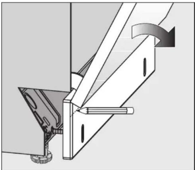MIELE GDU 60651 - Asennus nurkkaan - 6