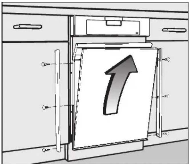 MIELE GDU 60651 - 5.Anpassa frontpanel - 2