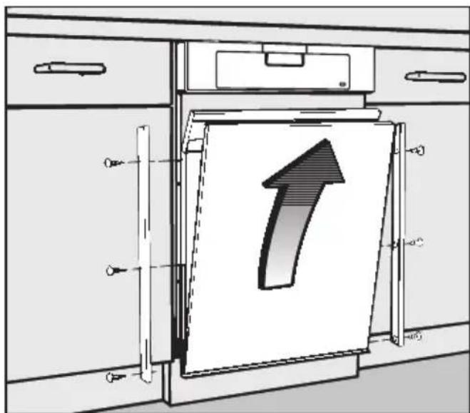 MIELE GDU 60651 - Replacing the front panel - 2