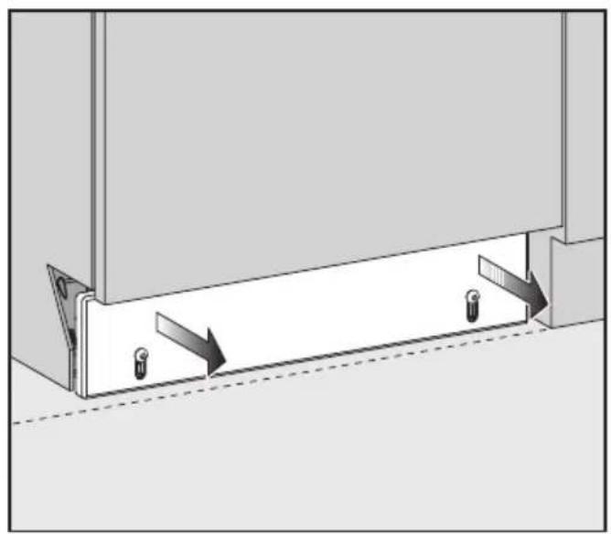 MIELE GDU 60651 - 8.Fitting a plinth facing - 7