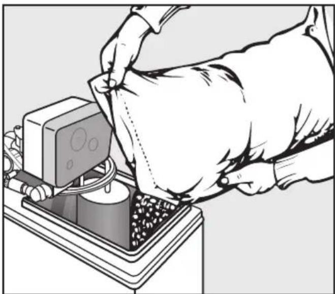MIELE PG 8090 - Llenar el deposito de sal - 1