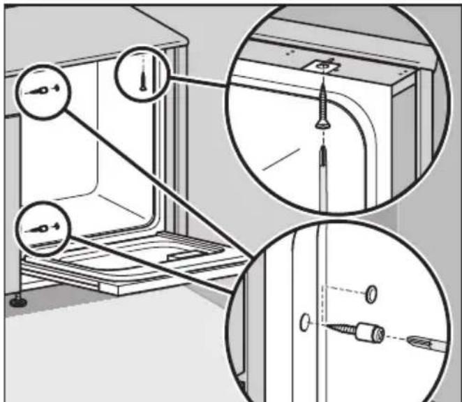 MIELE GDU 60601 - Indbygning i et hjørne - 1