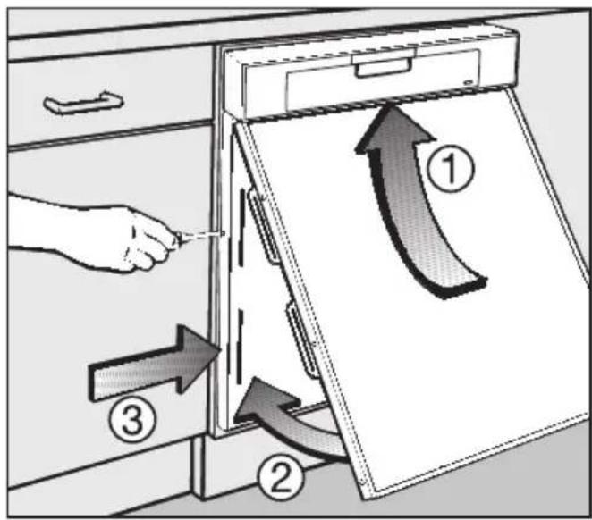 MIELE GDU 60601 - 2.Frontblende anbringen - 1