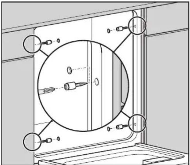 MIELE GDU 60601 - Indbygning mellem to skabe - 1